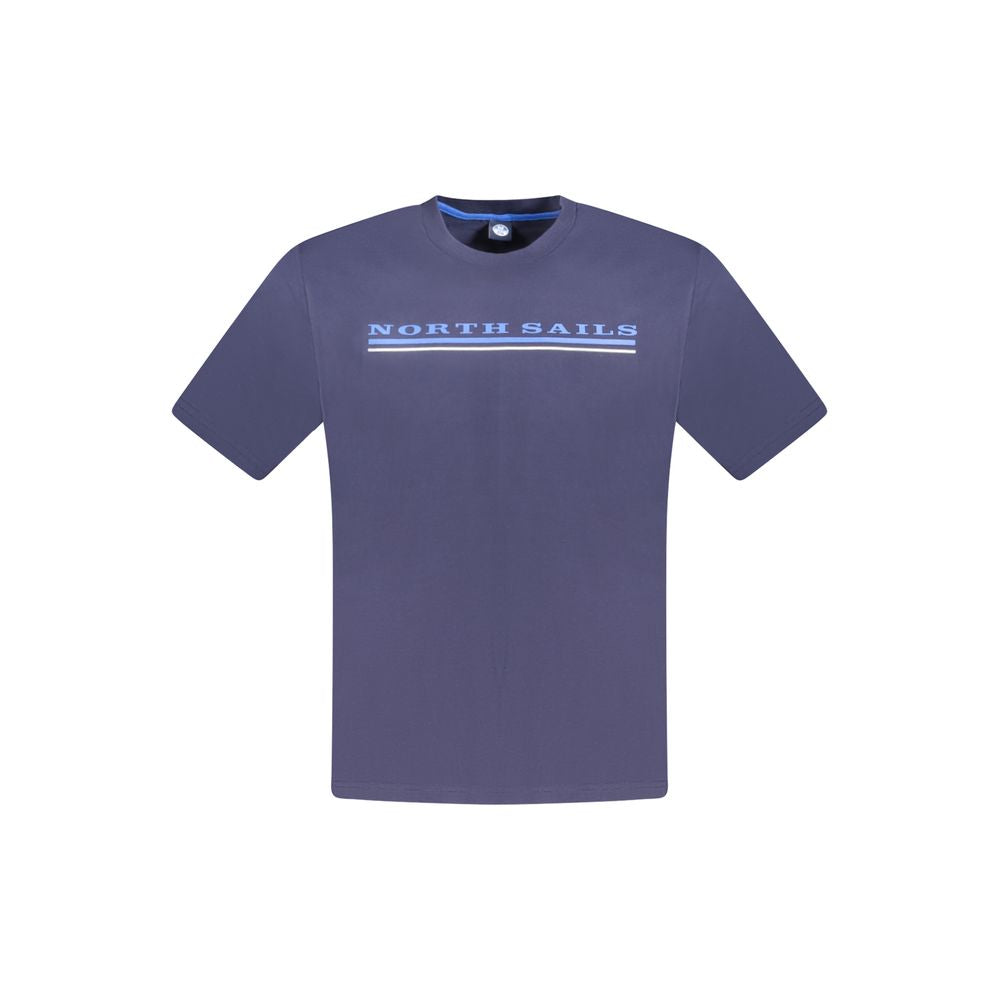 North Sails Blue Cotton Men T-Shirt -   -  North Sails.