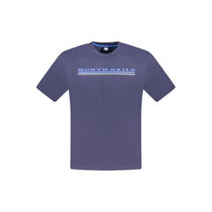 North Sails Blue Cotton Men T-Shirt -   -  North Sails.