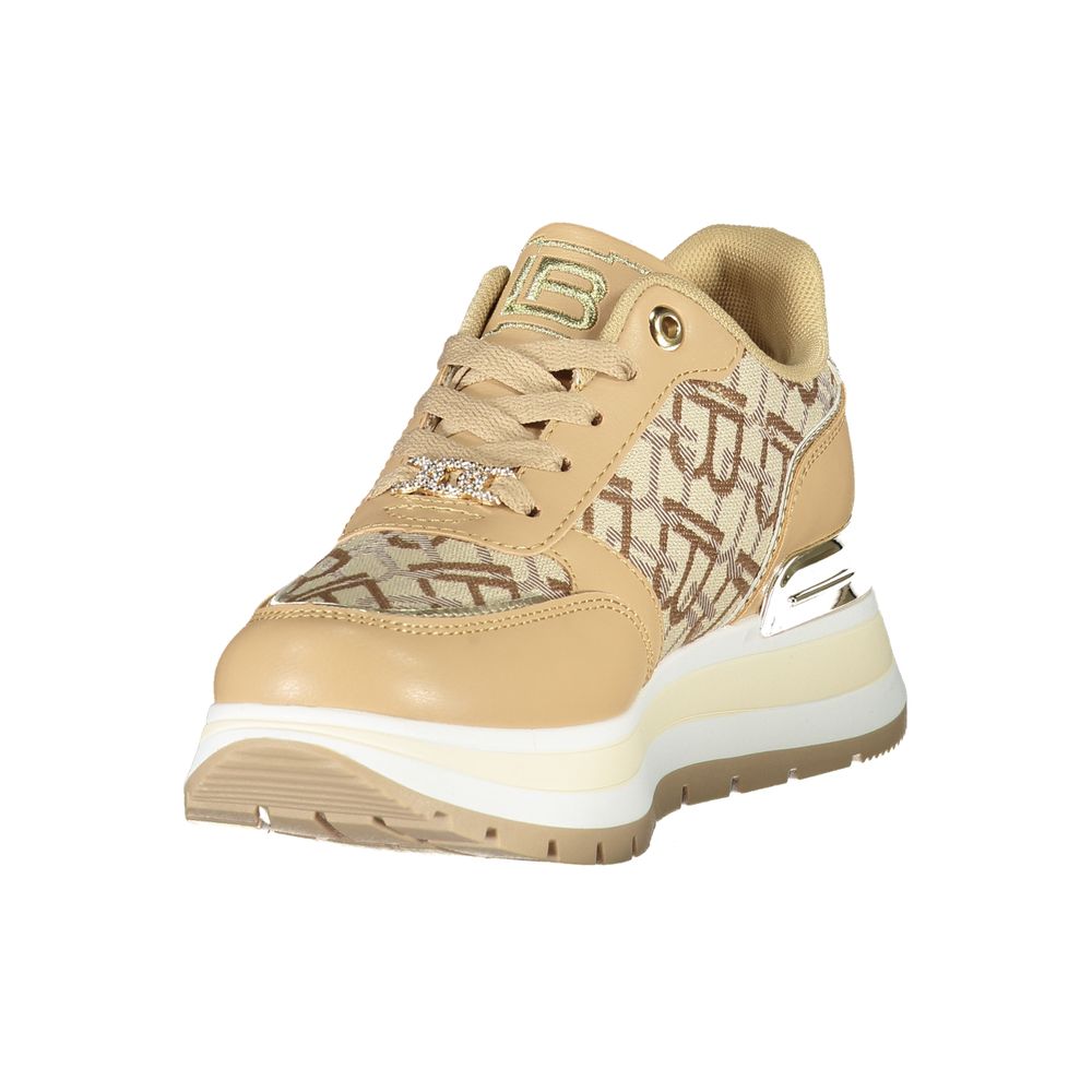 Laura Biagiotti Beige Polyester Women Sneaker -   -  Laura Biagiotti.