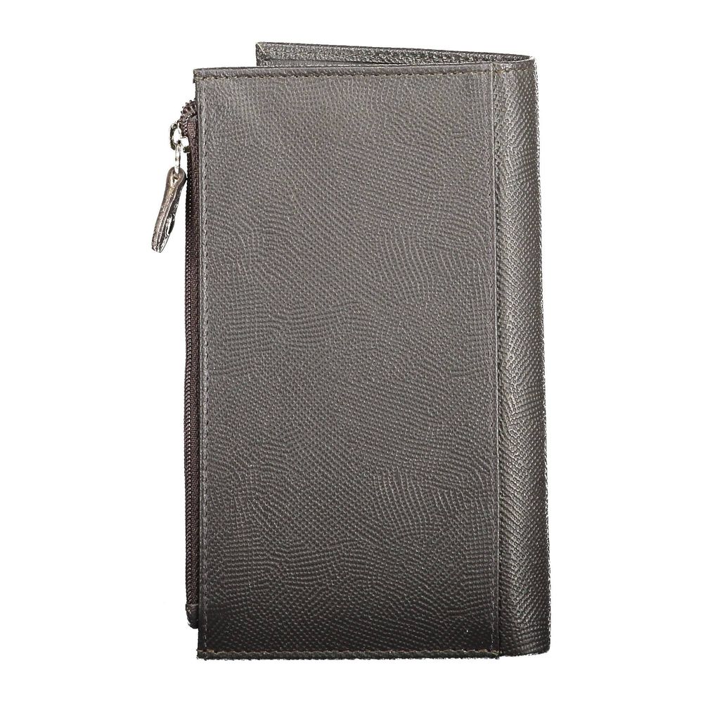 Sergio Tacchini Brown Leather Men Wallet -  Leather Wallet for Men -  Sergio Tacchini.