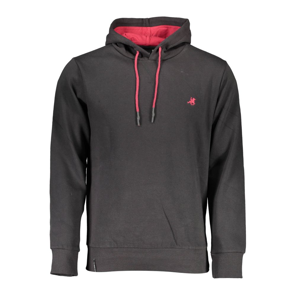 U.S. Grand Polo Black Cotton Men Sweater -   -  U.S. Grand Polo.