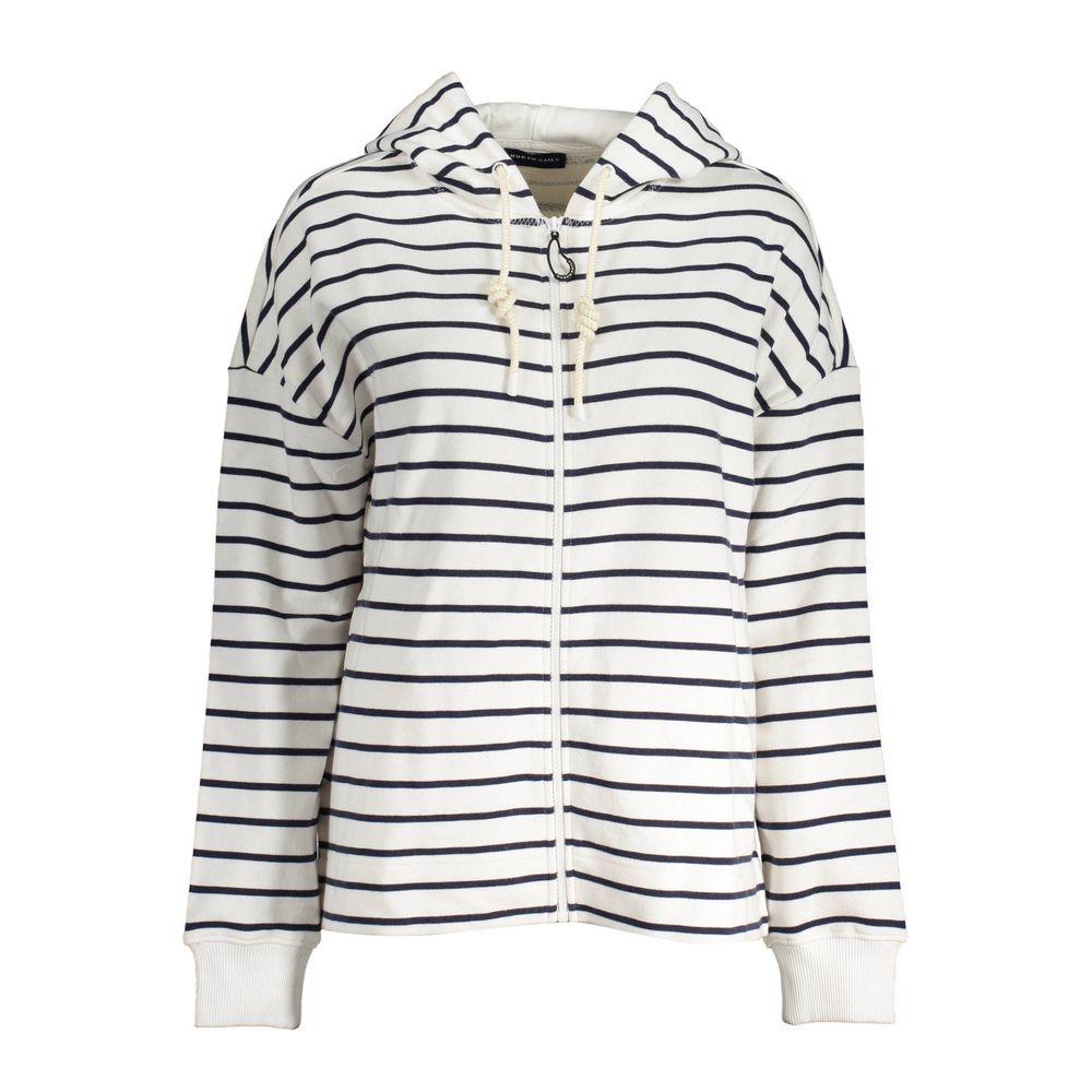North Sails White Cotton Women Sweater -   -  North Sails.