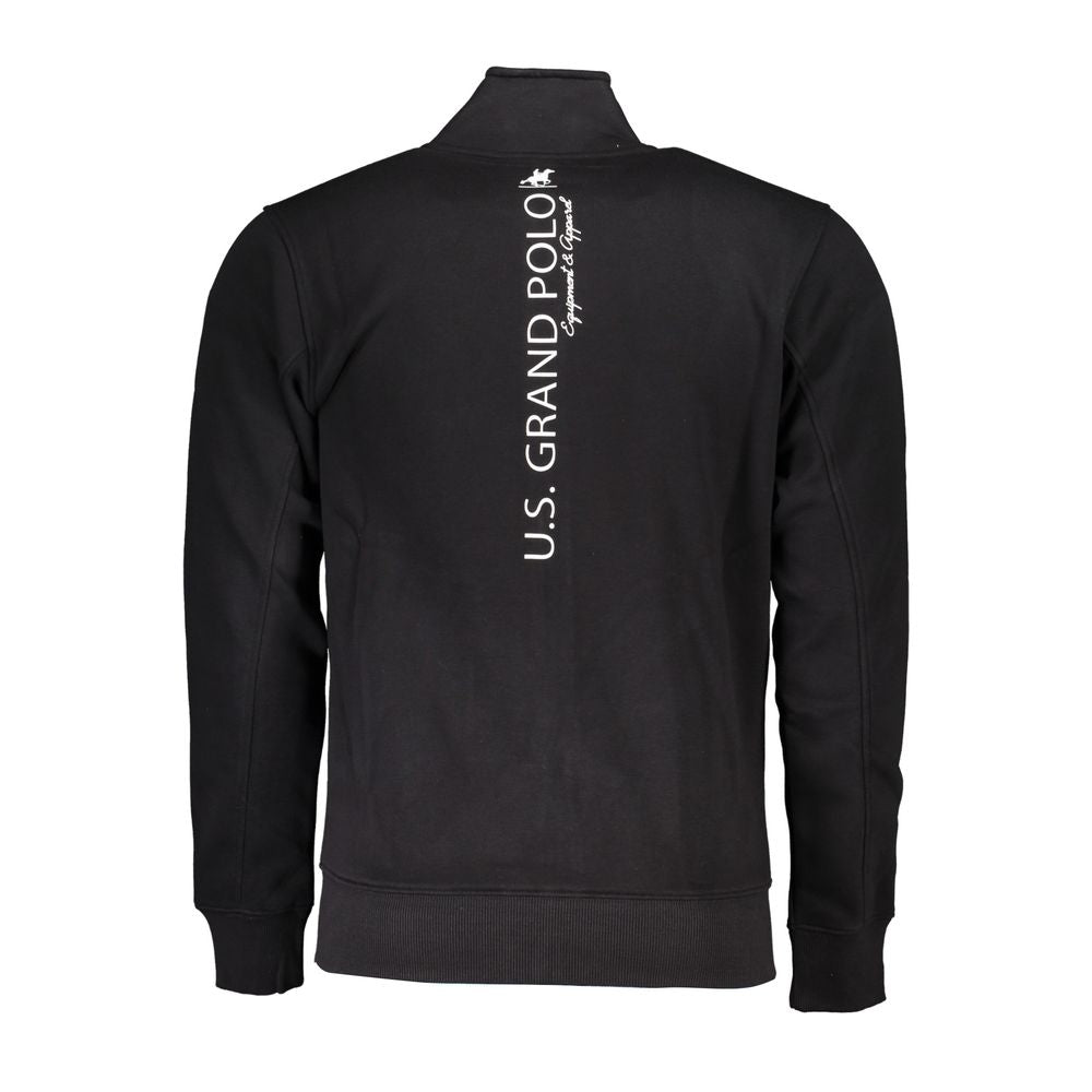 U.S. Grand Polo Chic Fleece Long Sleeve Sweatshirt with Contrast Details -   -  U.S. Grand Polo.
