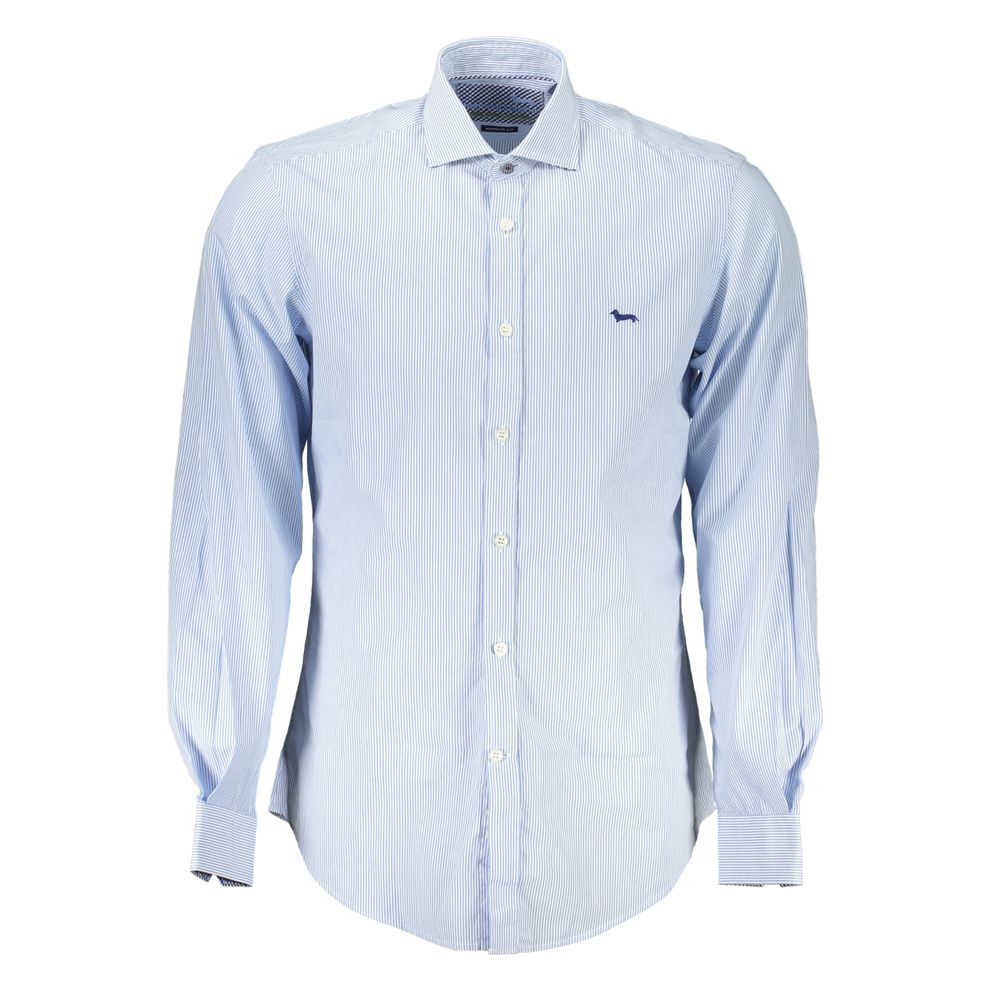 Harmont & Blaine Light Blue Cotton Men Shirt -   -  Harmont & Blaine.