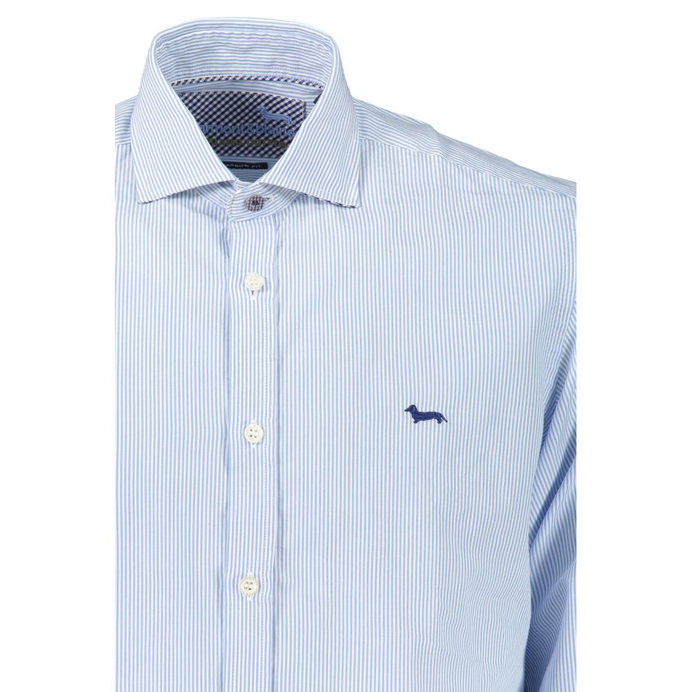 Harmont & Blaine Light Blue Cotton Men Shirt -   -  Harmont & Blaine.