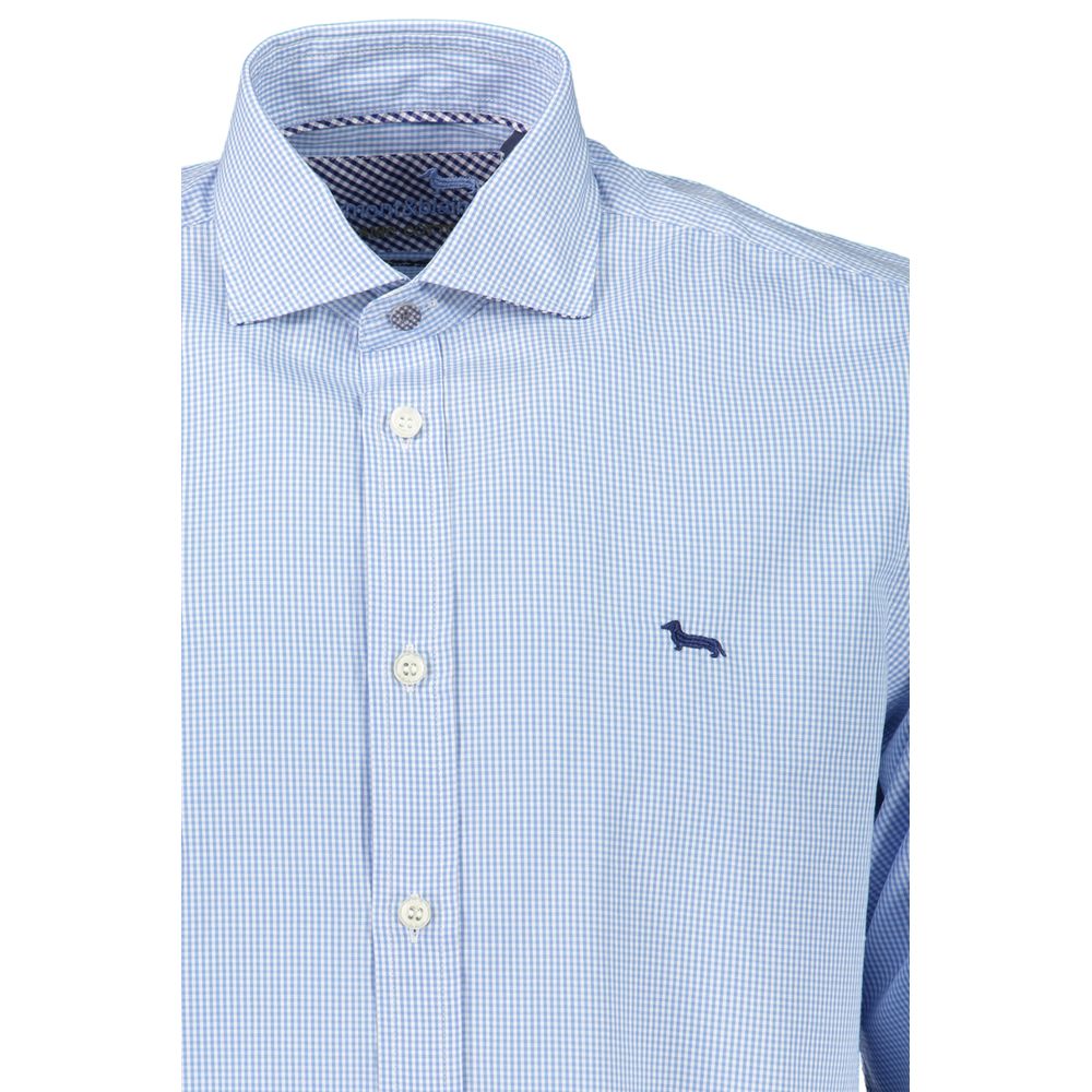 Harmont & Blaine Light Blue Cotton Men Shirt -   -  Harmont & Blaine.