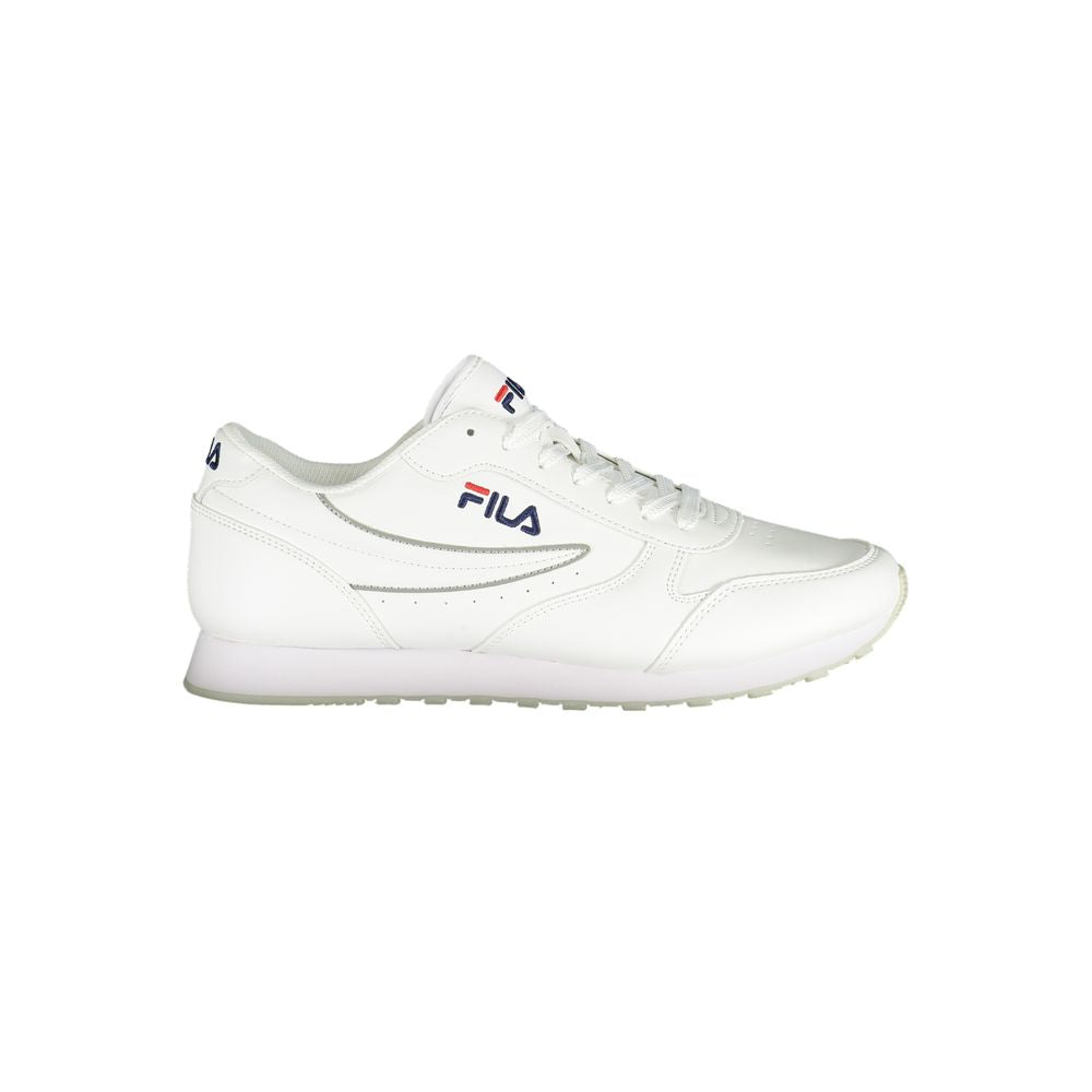Fila Pristine White Sports Sneakers with Contrast Accents -   -  Fila.