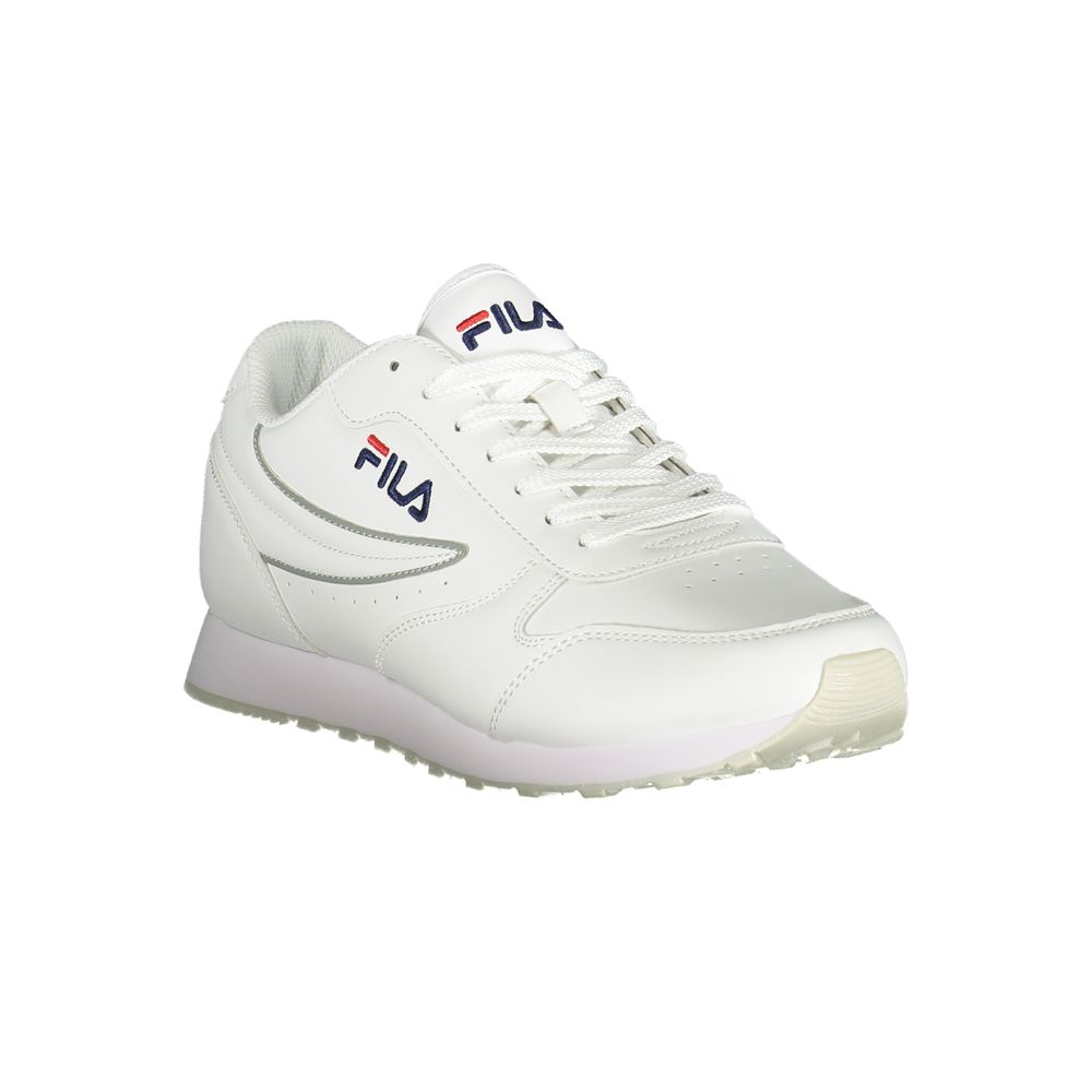 Fila Pristine White Sports Sneakers with Contrast Accents -   -  Fila.