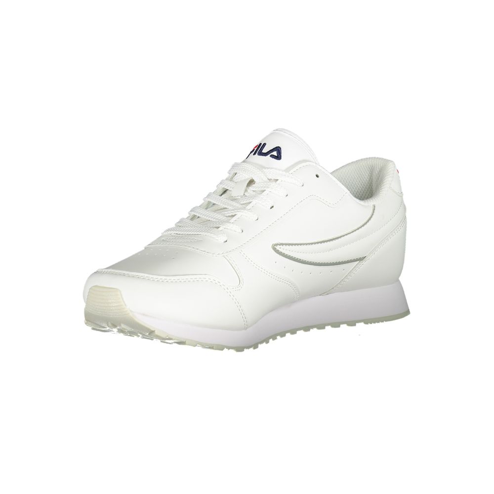 Fila Pristine White Sports Sneakers with Contrast Accents -   -  Fila.