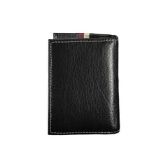 Tommy Hilfiger Black Leather Men Cardholder -  Leather Card Holder for Men -  Tommy Hilfiger.