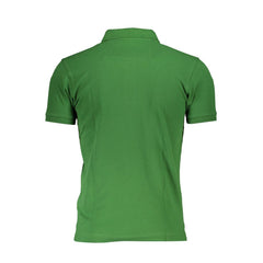 La Martina Sleek Green Slim Fit Polo with Contrast Detail -   -  La Martina.