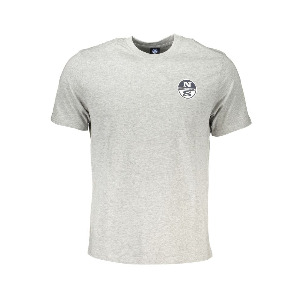 North Sails Brown Cotton Men T-Shirt -   -  North Sails.