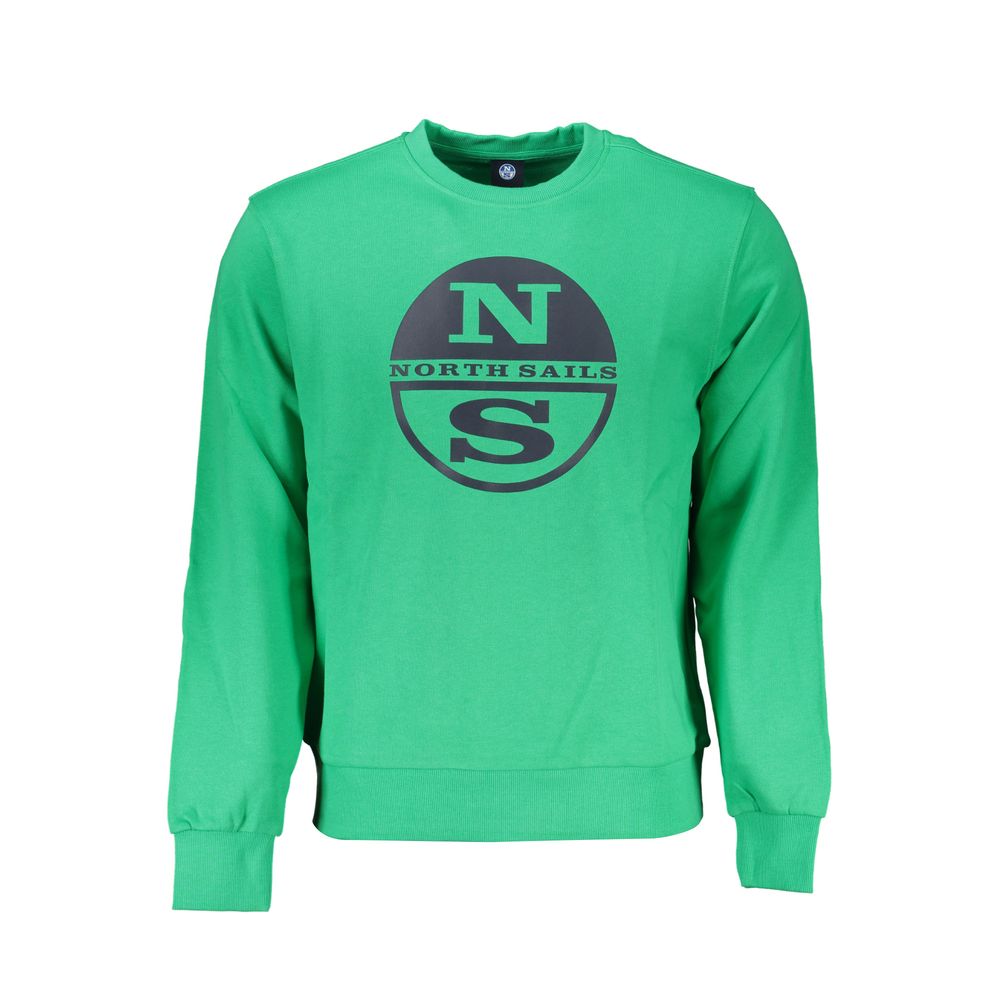North Sails Green Cotton Sweater -   -  North Sails.