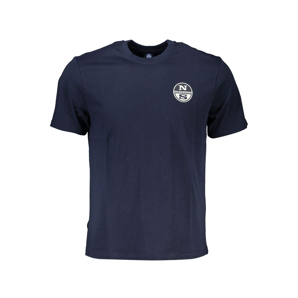 North Sails Blue Cotton T-Shirt -   -  North Sails.