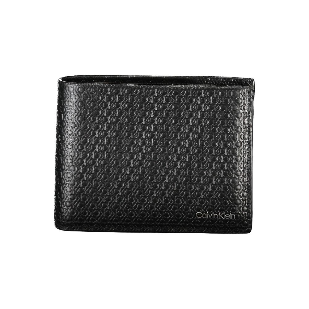 Calvin Klein Sleek Black Leather Bifold Wallet with RFID Block -  Wallets for Men -  Calvin Klein.