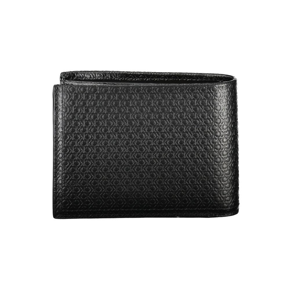 Calvin Klein Sleek Black Leather Bifold Wallet with RFID Block -  Wallets for Men -  Calvin Klein.