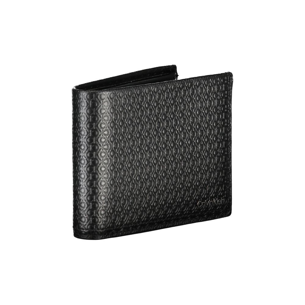 Calvin Klein Sleek Black Leather Bifold Wallet with RFID Block -  Wallets for Men -  Calvin Klein.