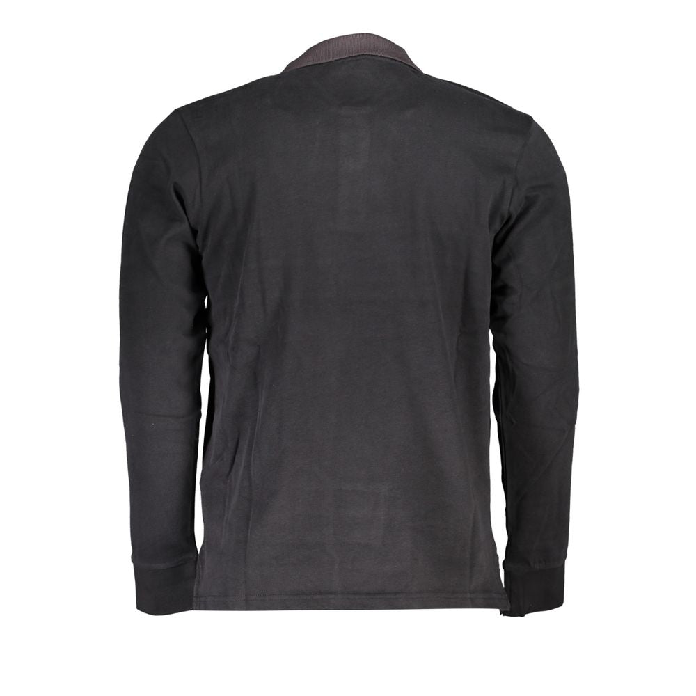 U.S. Grand Polo Black Cotton Polo Shirt -   -  U.S. Grand Polo.