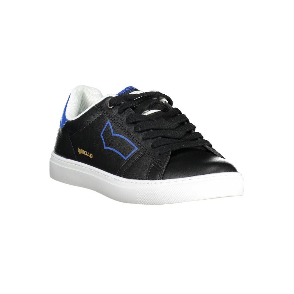 Gas Black Polyester Sneaker -   -  Gas.