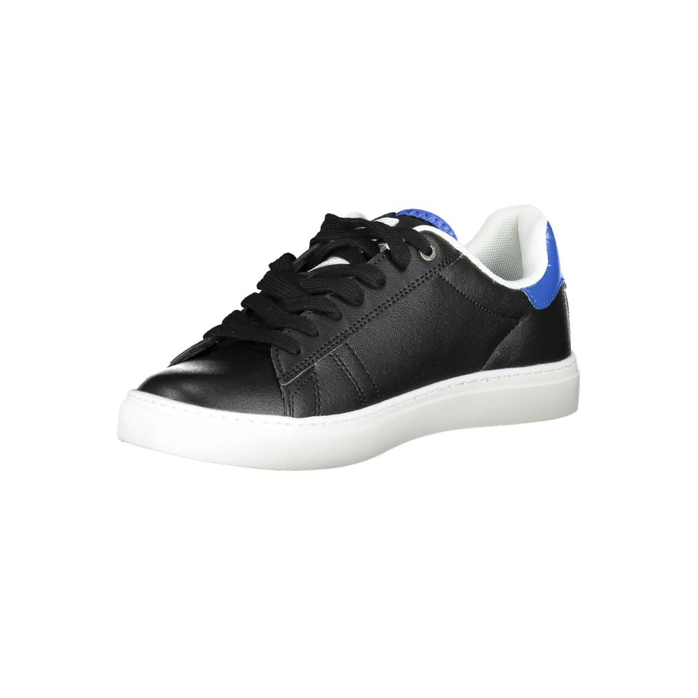 Gas Black Polyester Sneaker -   -  Gas.