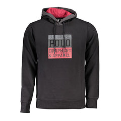 U.S. Grand Polo Sleek Hooded Fleece Sweatshirt with Contrast Details -   -  U.S. Grand Polo.