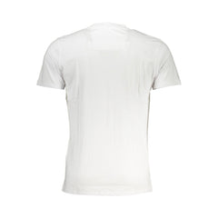 Cavalli Class White Cotton T-Shirt -   -  Cavalli Class.