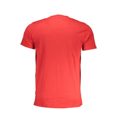 Cavalli Class Red Cotton T-Shirt -   -  Cavalli Class.