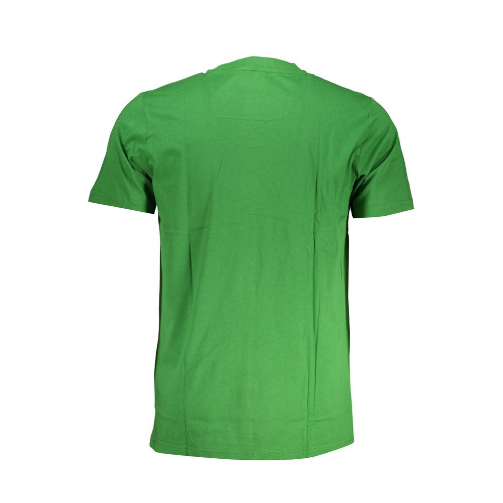 Cavalli Class Green Cotton T-Shirt -   -  Cavalli Class.
