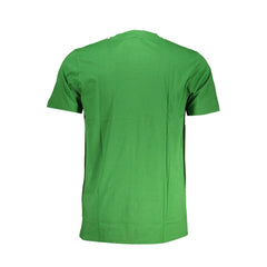 Cavalli Class Green Cotton T-Shirt -   -  Cavalli Class.