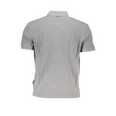 Napapijri Brown Cotton Men Polo Shirt -   -  Napapijri.