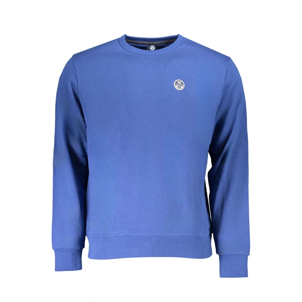 North Sails Blue Cotton Men Sweater -   -  North Sails.