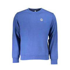 North Sails Blue Cotton Men Sweater -   -  North Sails.