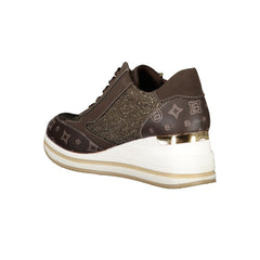 Laura Biagiotti Brown Polyester Women Sneaker -   -  Laura Biagiotti.