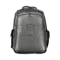 Piquadro Black Leather Men Backpack -   -  Piquadro.