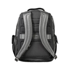 Piquadro Black Leather Men Backpack -   -  Piquadro.