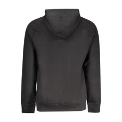 Timberland Black Cotton Mens Sweater with Central Pockets and Zip -   -  Timberland.