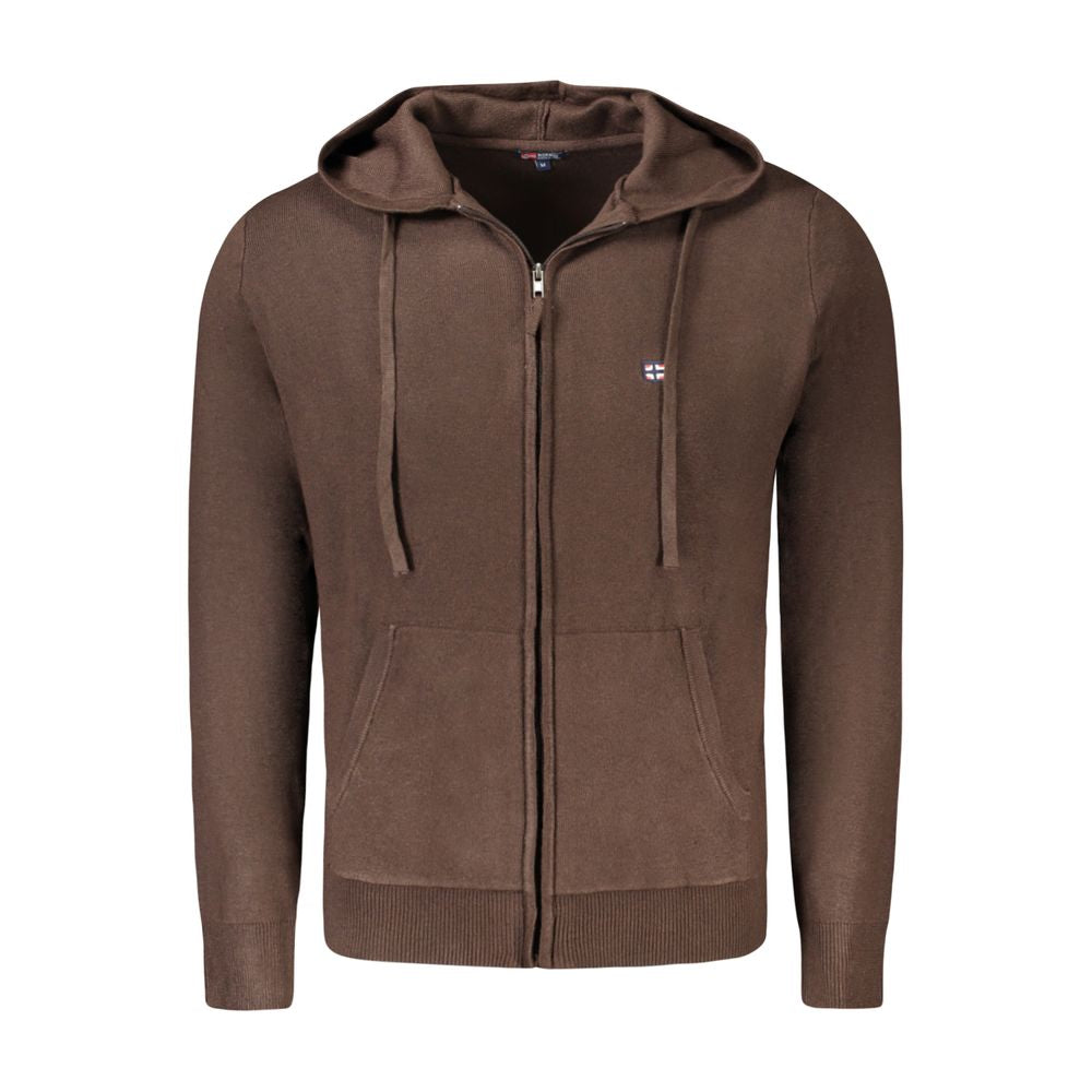 Norway 1963 Brown Polyamide Men Cardigan -   -  Norway 1963.