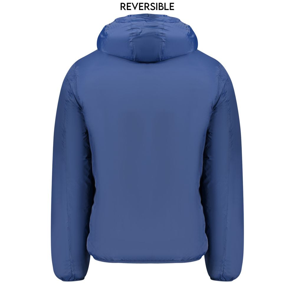 Norway 1963 Blue Polyamide Men's Reversible Jacket -   -  Norway 1963.