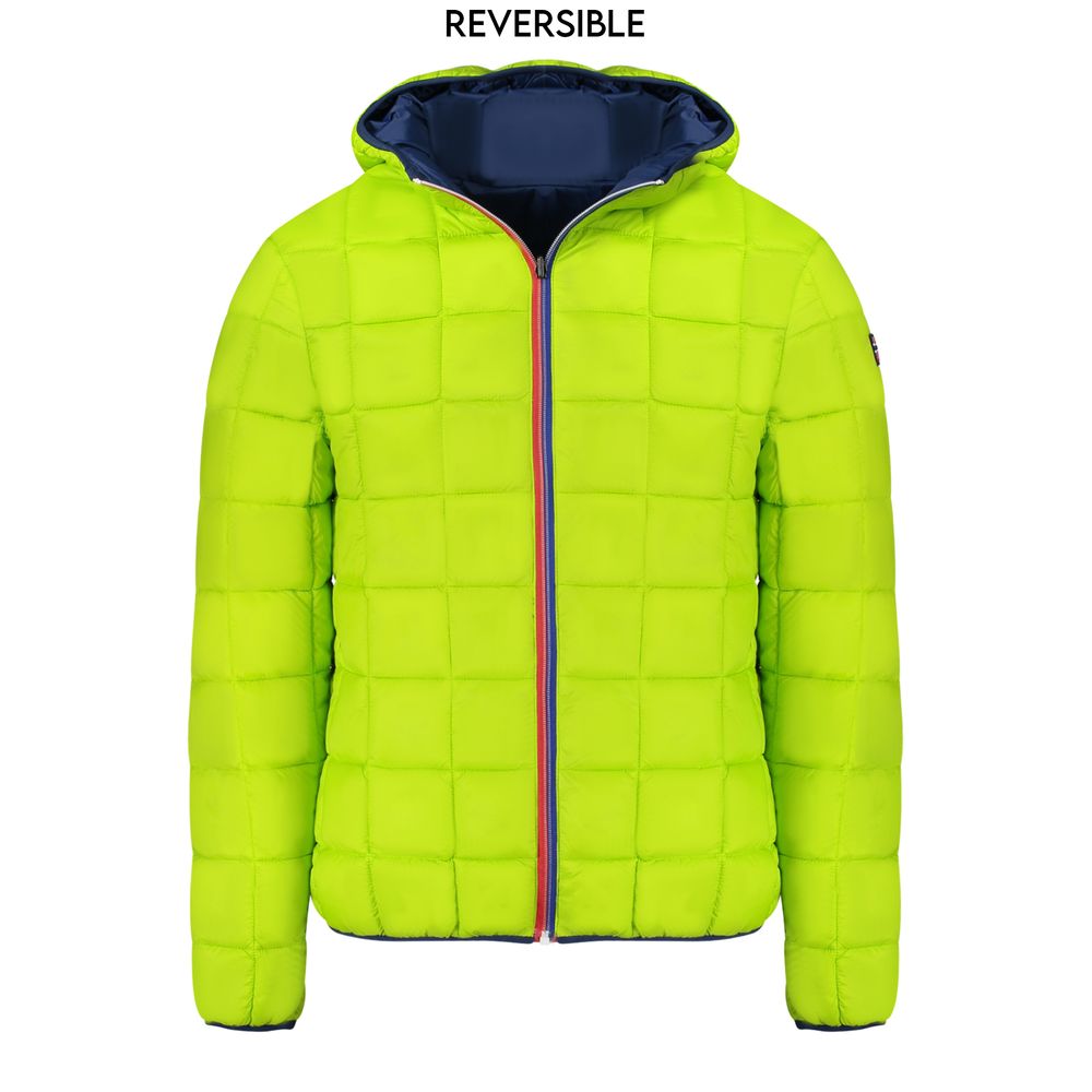Norway 1963 Blue Polyamide Men's Reversible Jacket -   -  Norway 1963.