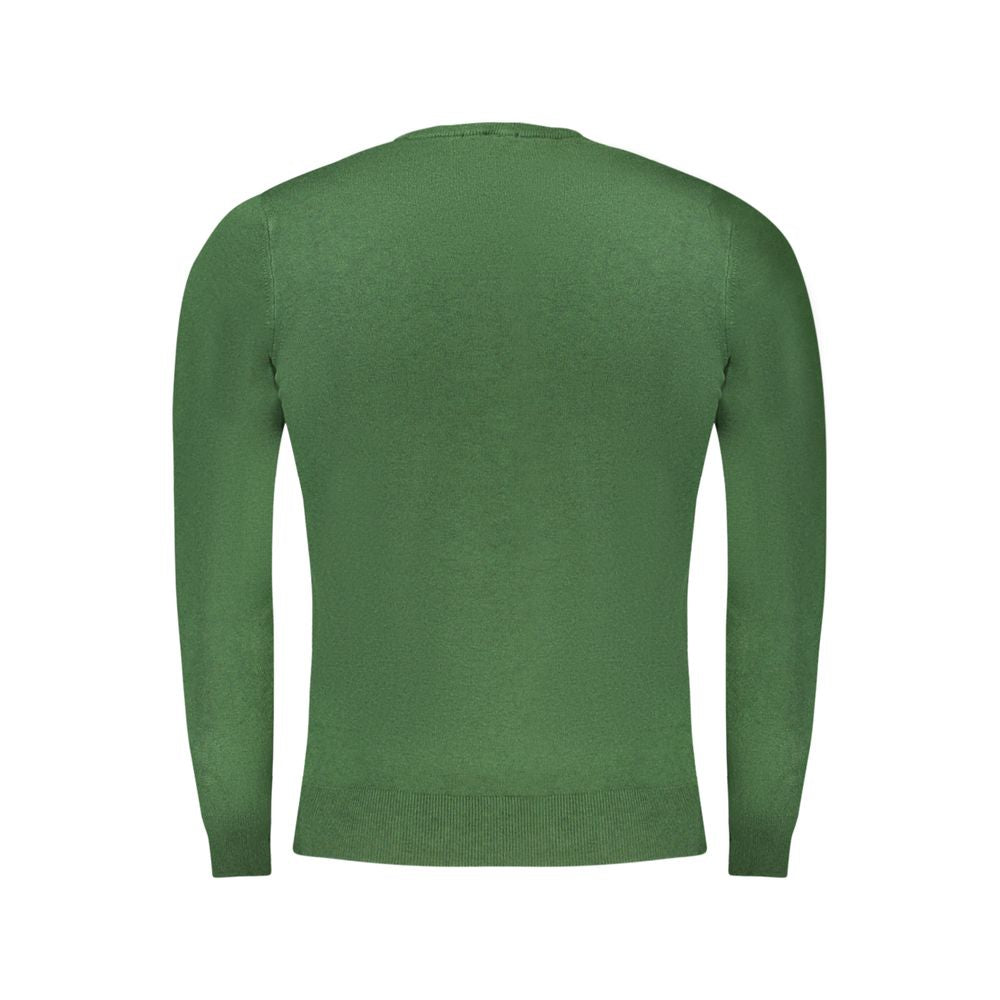 Cavalli Class Green Viscose Men Sweater -   -  Cavalli Class.