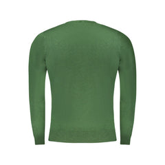 Cavalli Class Green Viscose Men Sweater -   -  Cavalli Class.