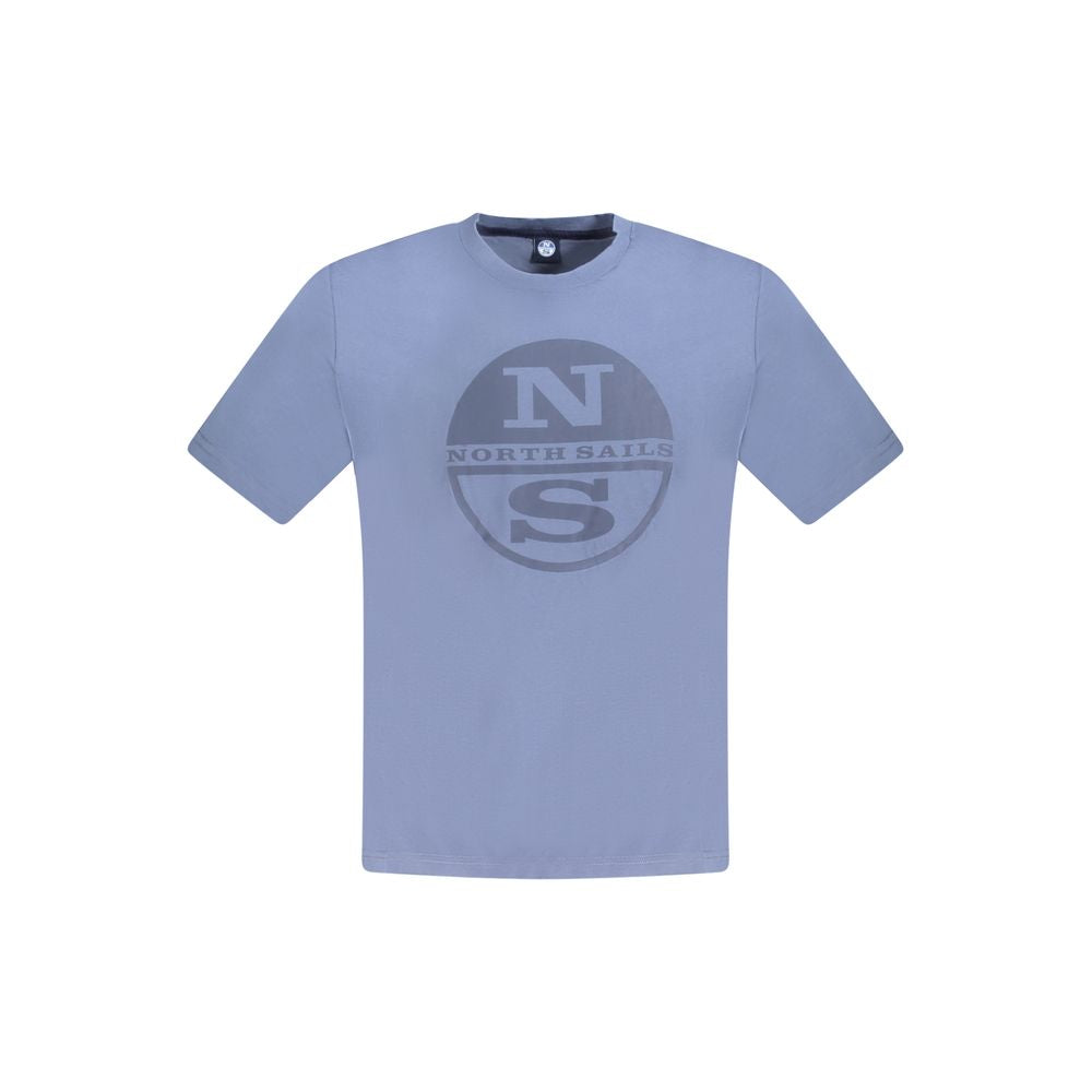North Sails Blue Cotton Men T-Shirt -   -  North Sails.