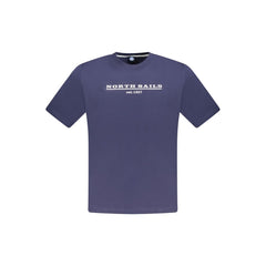 North Sails Blue Cotton Men T-Shirt -   -  North Sails.