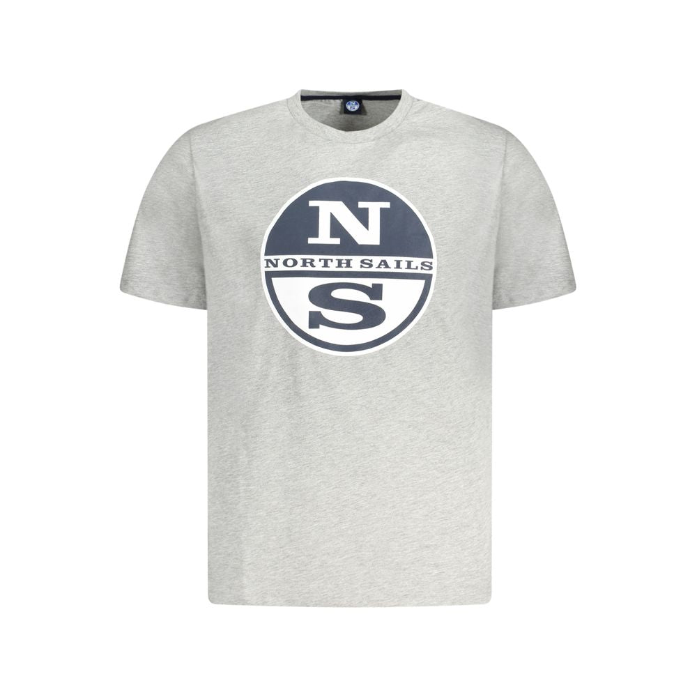North Sails Brown Cotton Men T-Shirt -   -  North Sails.