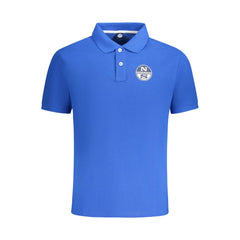 North Sails Blue Cotton Men Polo Shirt -   -  North Sails.