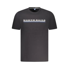 North Sails Black Cotton Men T-Shirt -   -  North Sails.