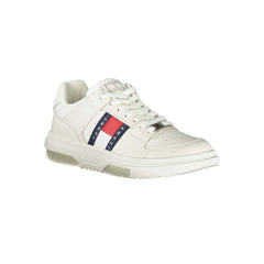 Tommy Hilfiger White Leather Women Sneaker -   -  Tommy Hilfiger.