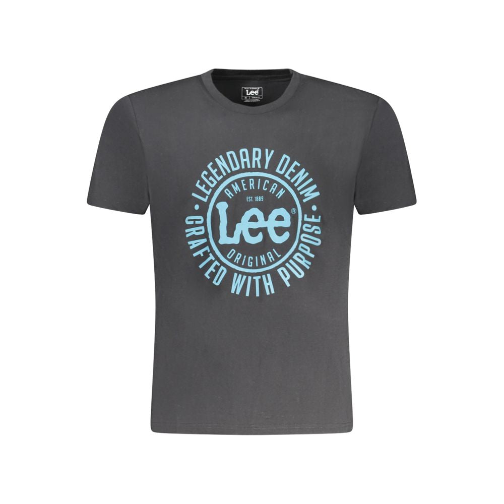 Lee Black Cotton Men T-Shirt -   -  Lee.