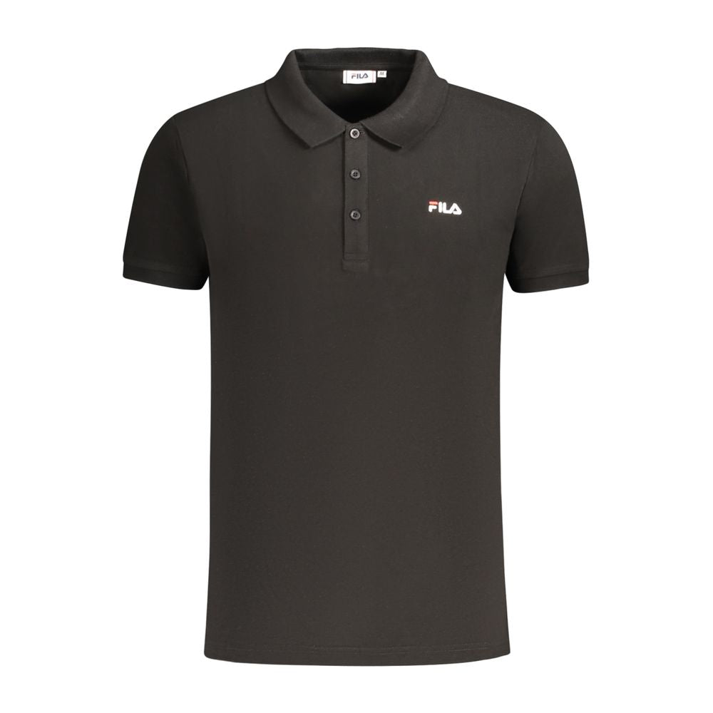 Fila Black Cotton Men Polo Shirt -   -  Fila.