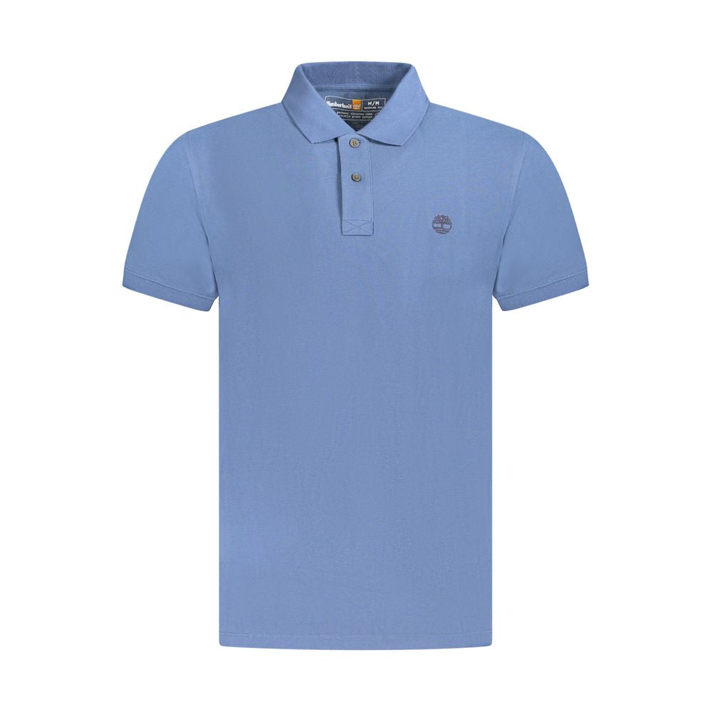 Timberland Blue Cotton Men Polo Shirt -   -  Timberland.